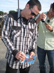 signing photo