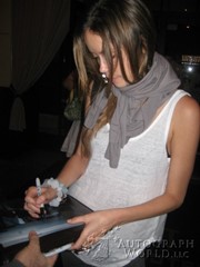 signing photo