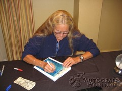 signing photo