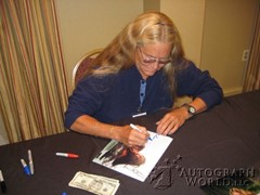 signing photo