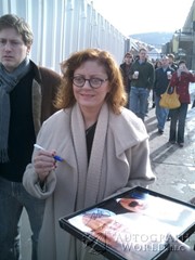 signing photo