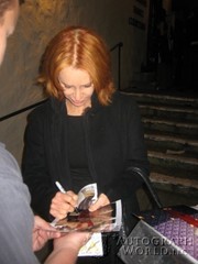 signing photo