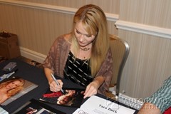 signing photo