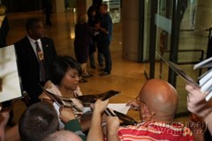 signing photo