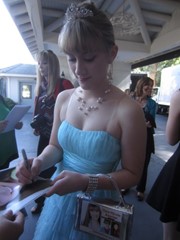 signing photo