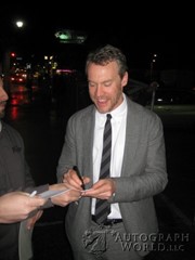 signing photo
