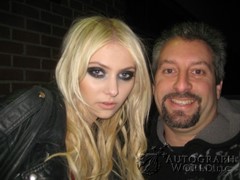 signing photo
