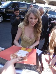 signing photo