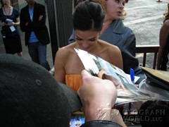 signing photo