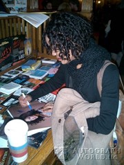 signing photo