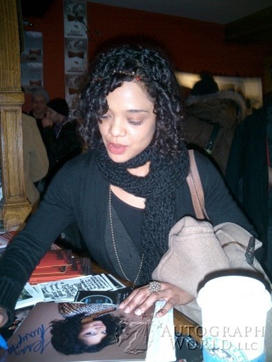 Tessa Thompson autograph