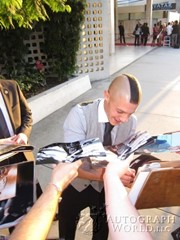 signing photo