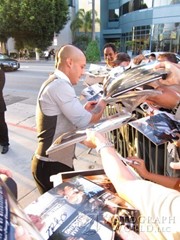 signing photo