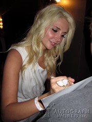 signing photo
