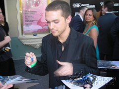 signing photo
