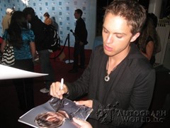 signing photo