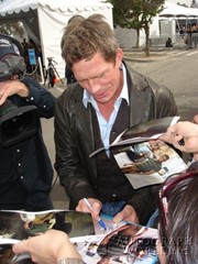signing photo