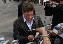signing photo