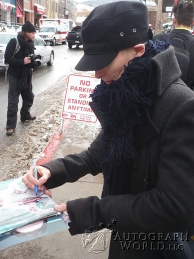 Tilda Swinton autograph