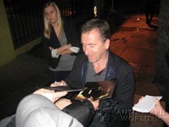signing photo