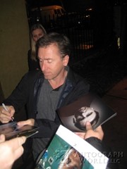 signing photo