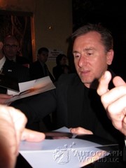 signing photo