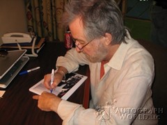 signing photo