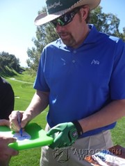 signing photo
