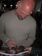signing photo
