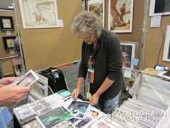 signing photo