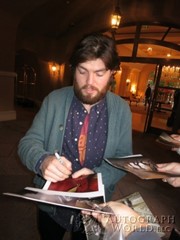 signing photo