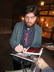 signing photo