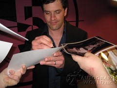 signing photo