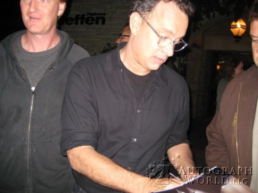 Tom Hanks autograph
