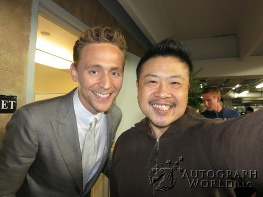 Tom Hiddleston autograph