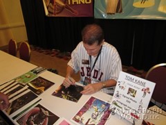 signing photo