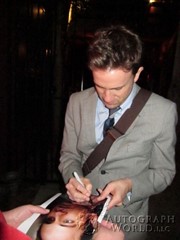 signing photo