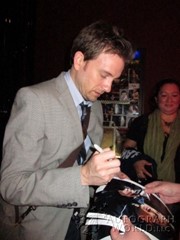 signing photo