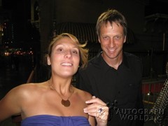 signing photo