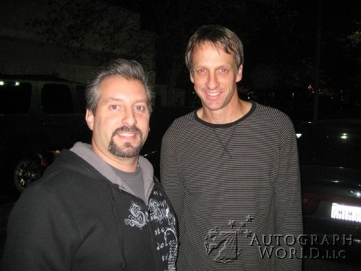 Tony Hawk autograph