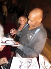 signing photo