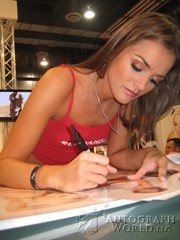 signing photo