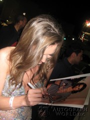 signing photo