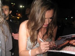 signing photo