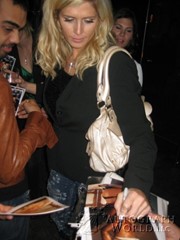 signing photo