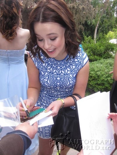 Torri Webster autograph