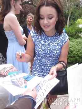 Torri Webster autograph