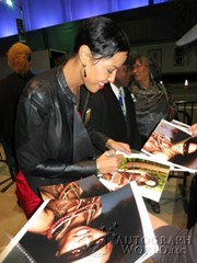 signing photo