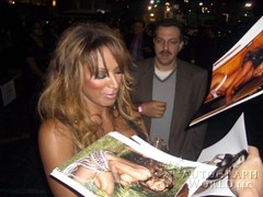 signing photo