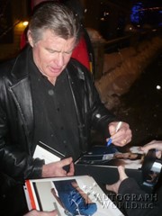 signing photo